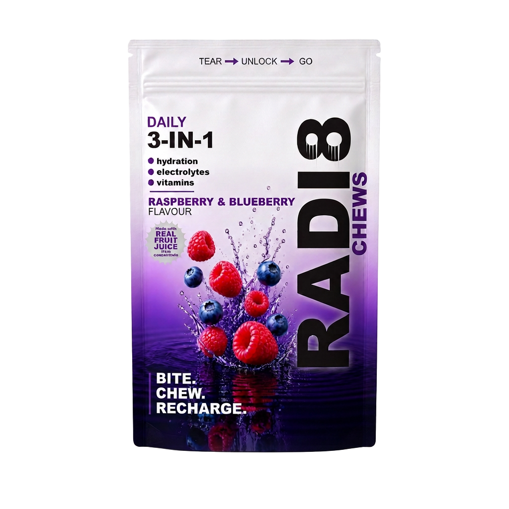 Radi8 Chews Raspberry & Blueberry pack