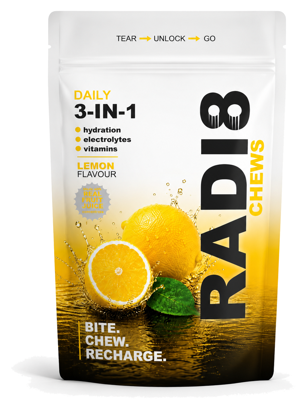 Radi8 Chews Lemon pack